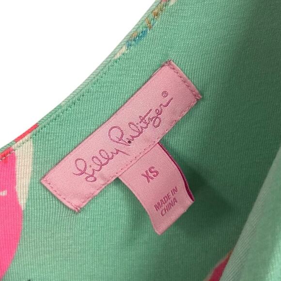 Lilly Pulitzer Minty Fresh On The Rocks Sloane Sleeveless Maxi Dress Womens XS - Picture 2 of 3